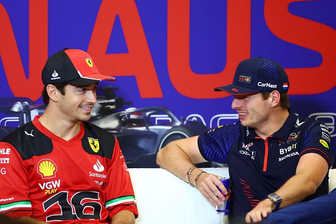“It was just an inchident”: No love lost between Charles Leclerc and Max Verstappen despite opening lap incident in F1 Las Vegas GP