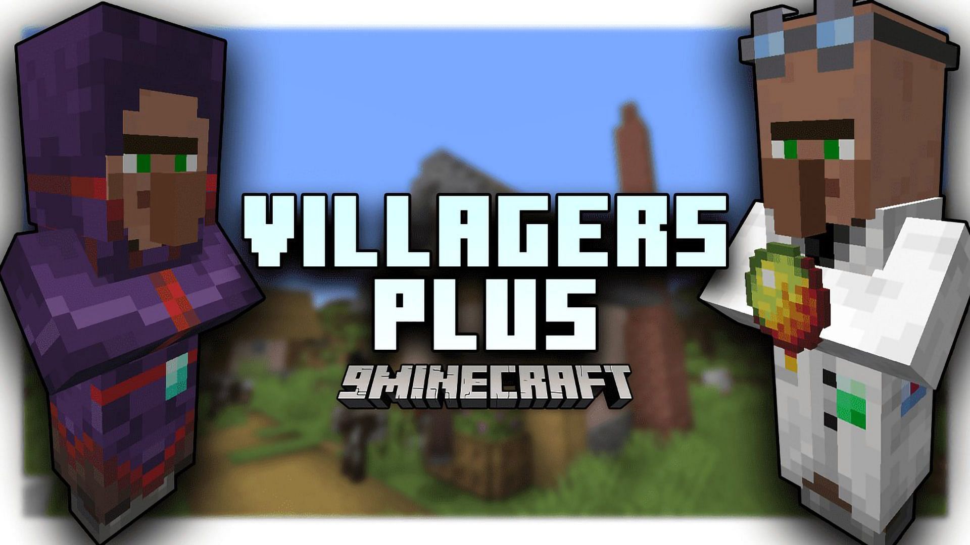 Bring a variety of new villagers with unique professions to the game (Image via 9minecraft.net)