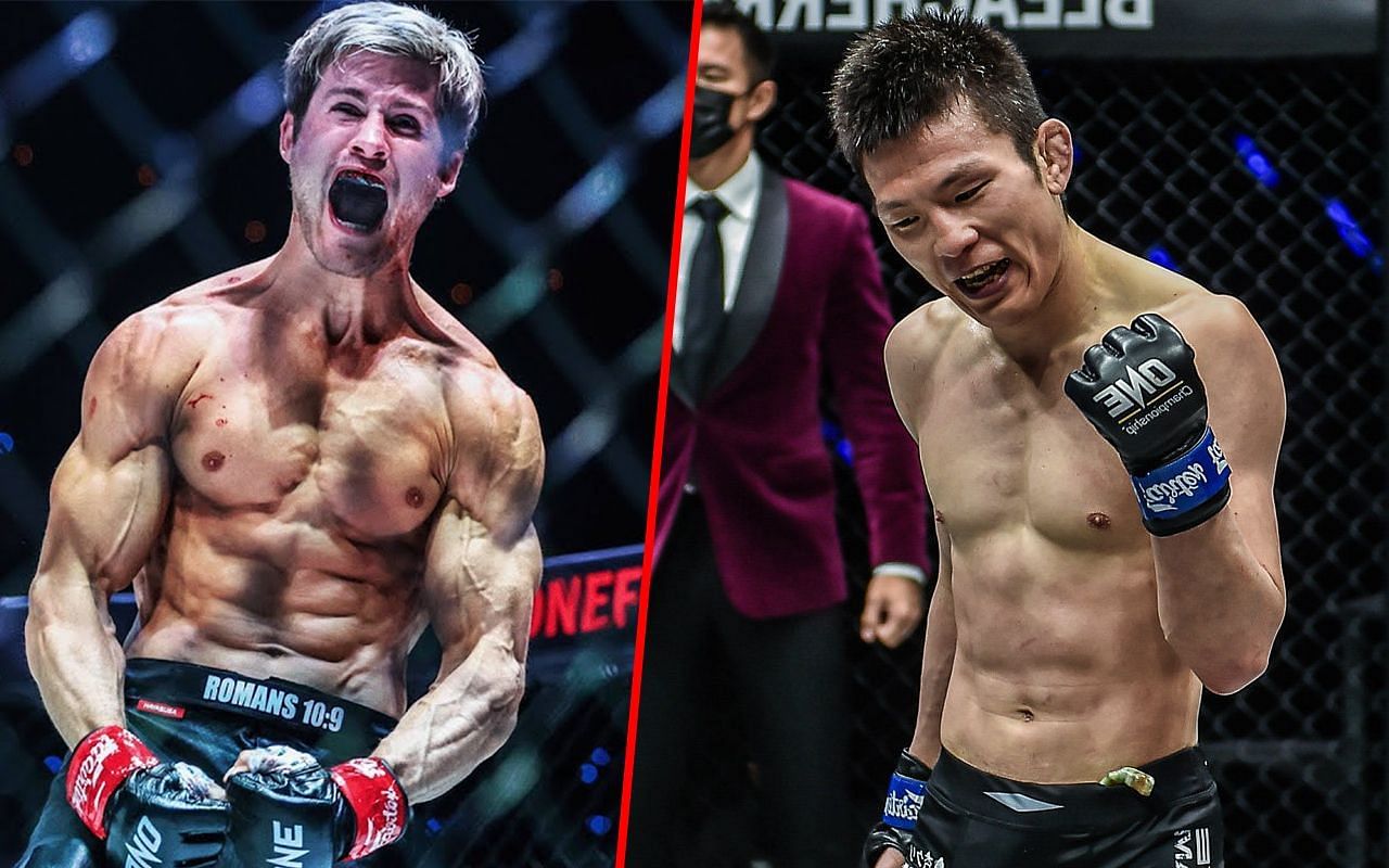 Sage Northcutt (L) / Shinya Aoki (R) -- Photo by ONE Championship