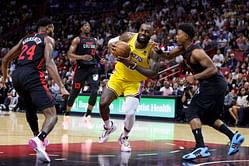 WATCH: All plays where LeBron James didn't get the whistle during Lakers vs Heat
