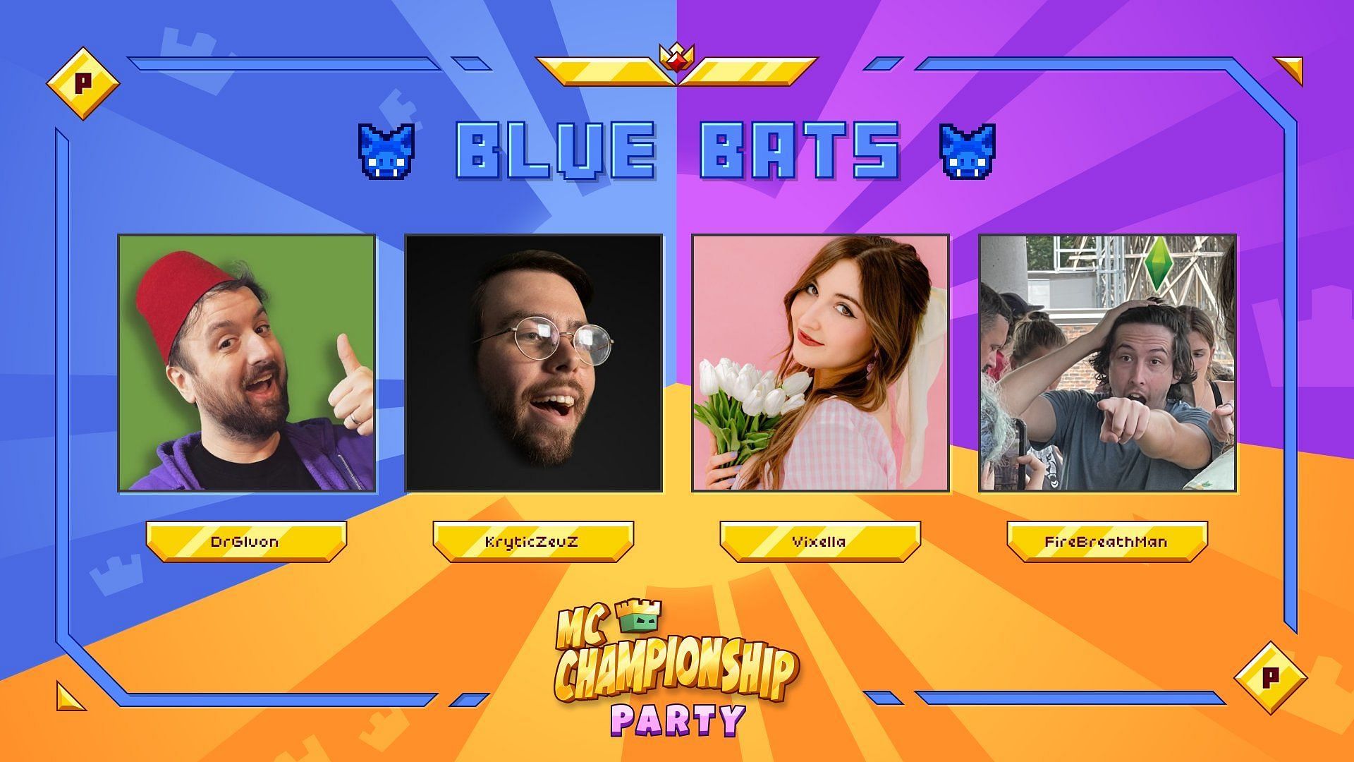 The Blue Bats for MCC Party (Image via Noxcrew)