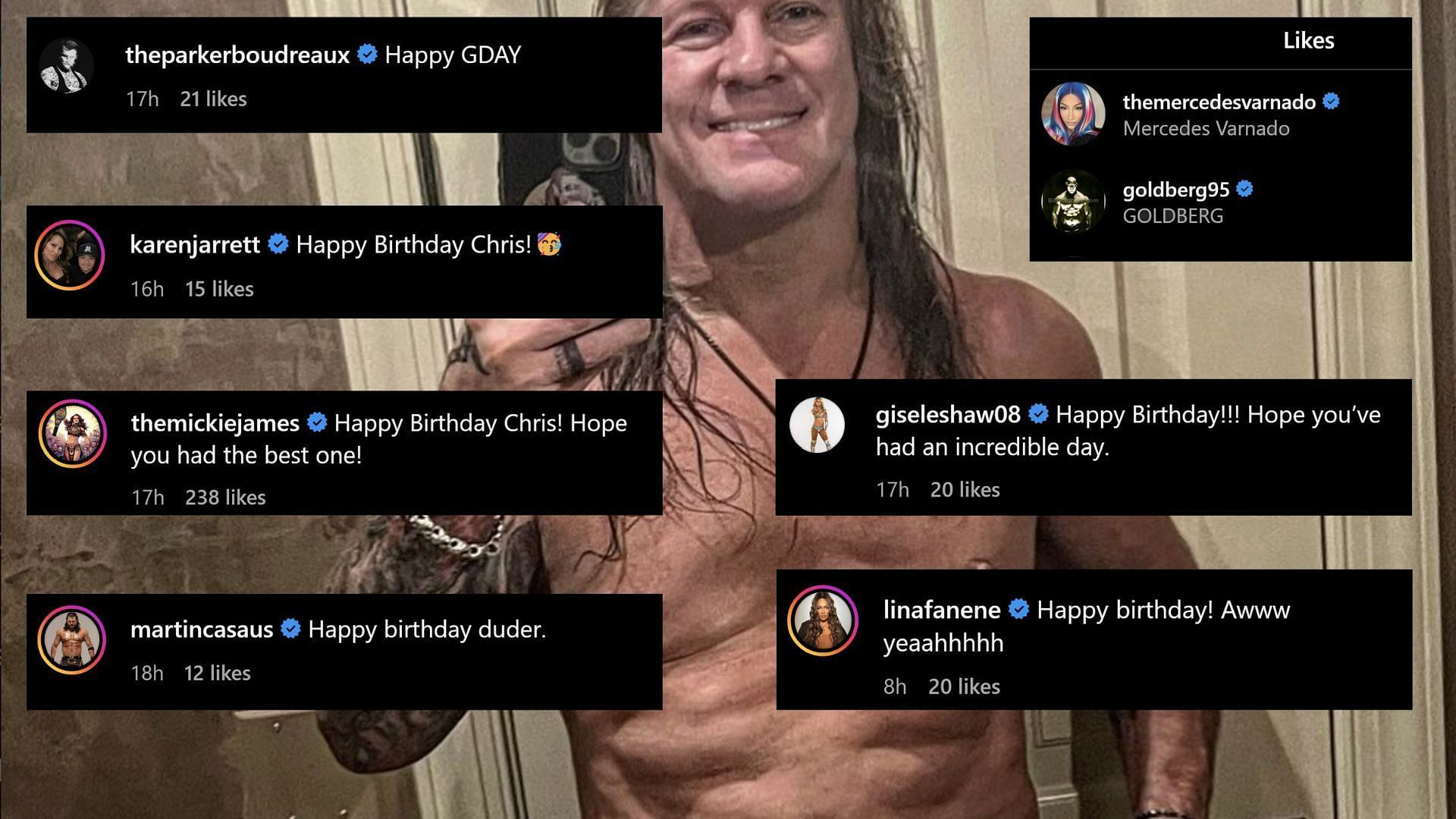 Reactions to Chris Jericho&#039;s shirtless Pic