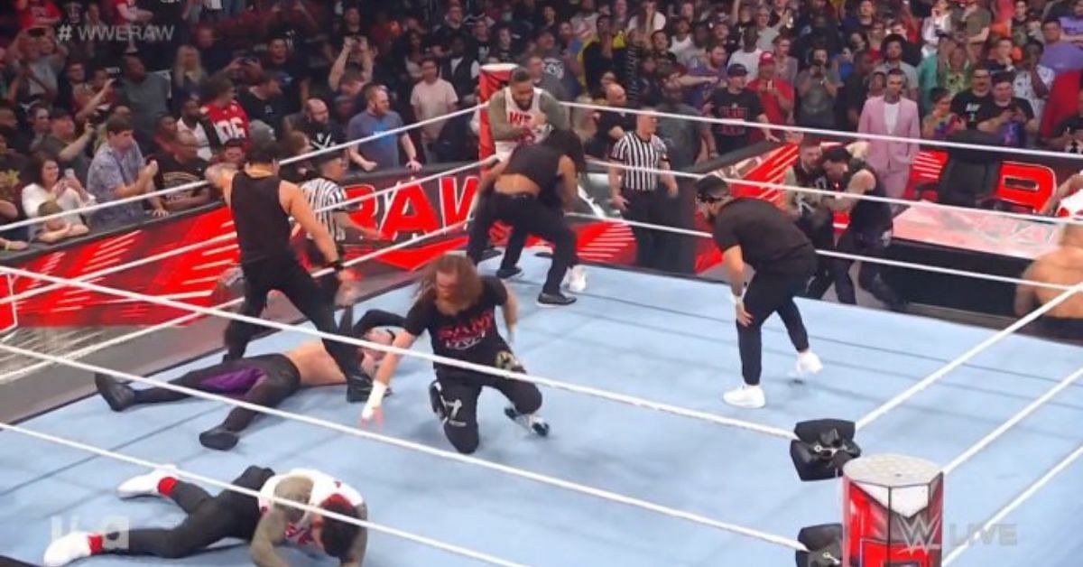 WWE RAW ended in chaos this week