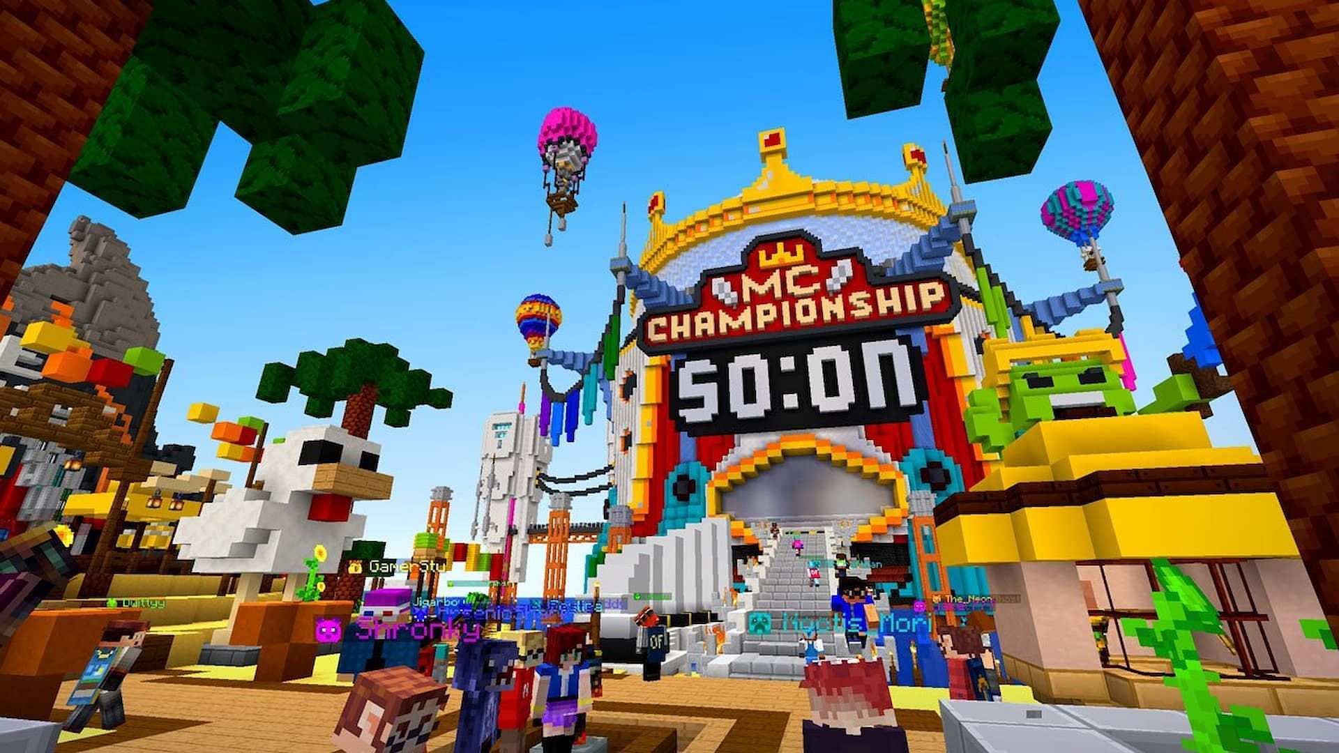 Fans will soon be able to watch the upcoming Minecraft Championship Party (Image via Noxcrew)