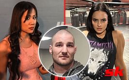 "Blow up pool, oil, bikinis" - Sean Strickland suggests an idea for Nina-Marie Daniele and Helen Yee to settle their online beef