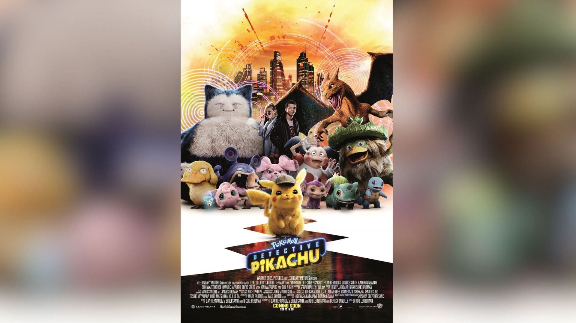 Pok&eacute;mon: Detective Pikachu (Image via Warner Bros.)