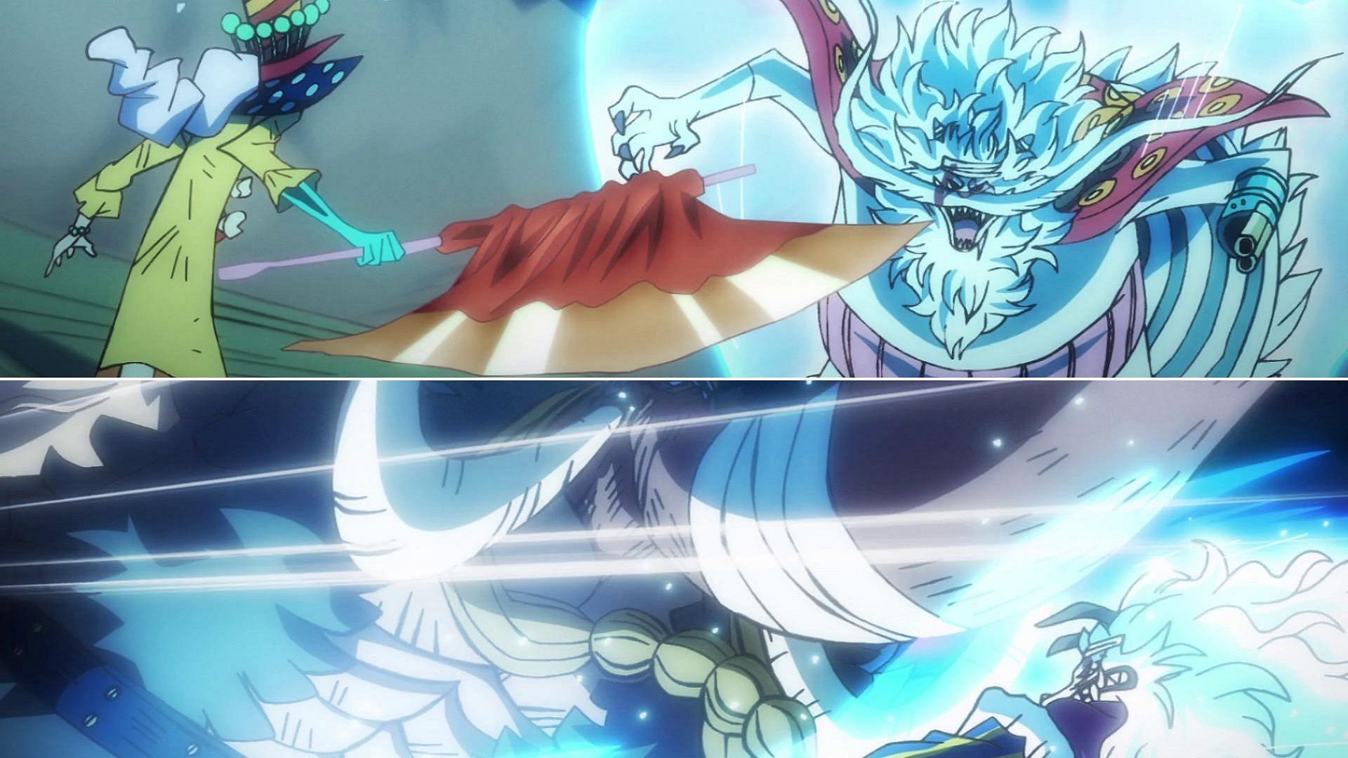 The Sulong Dukes vs Perospero and Jack as seen in One Piece (Image via Toei Animation, One Piece)