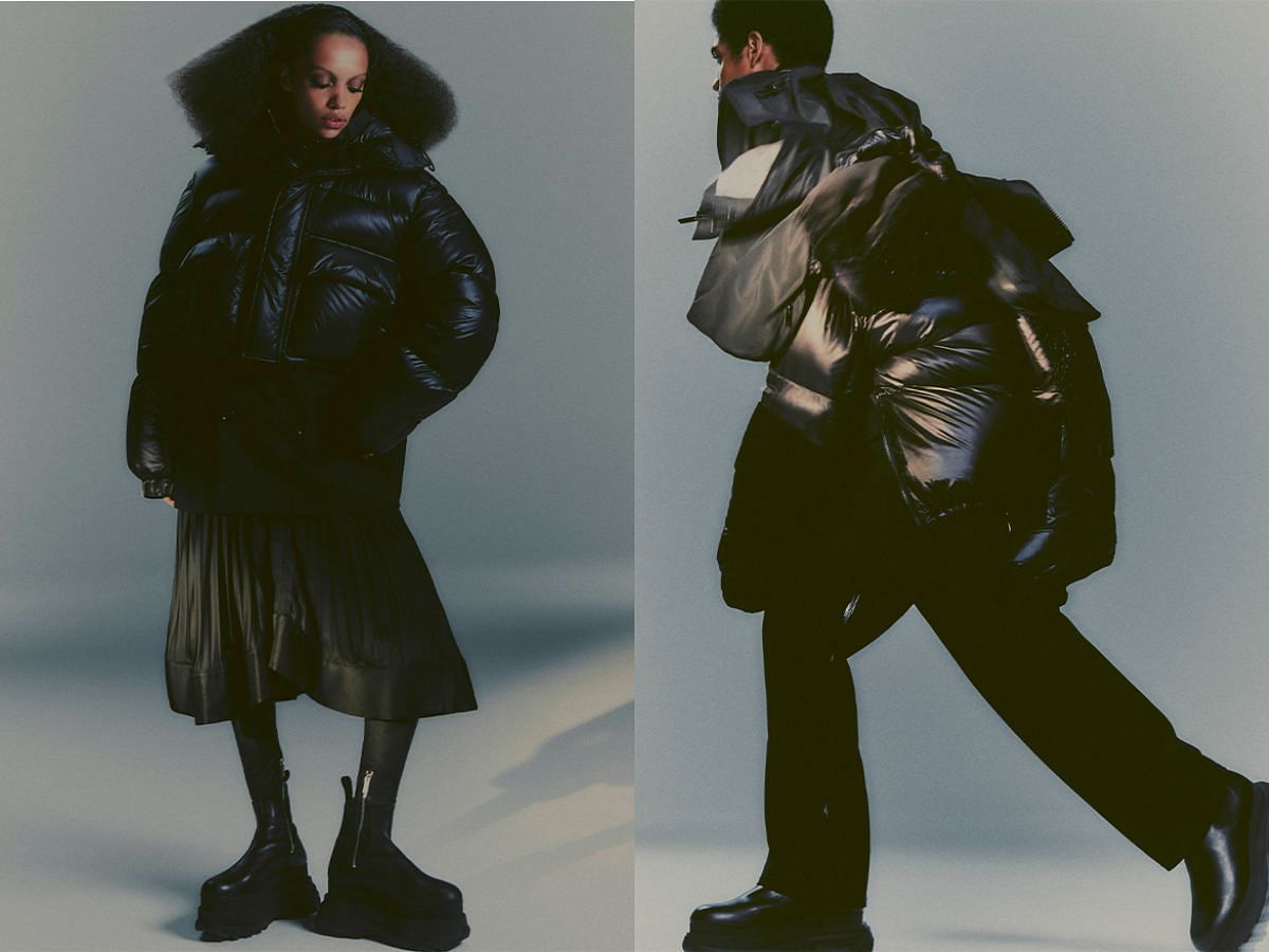 Sacai x Moncler 70th anniversary collection (Image via Monclear)