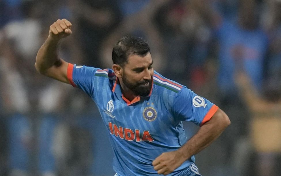 Mohammed Shami pumped up after a wicket [Getty Images]