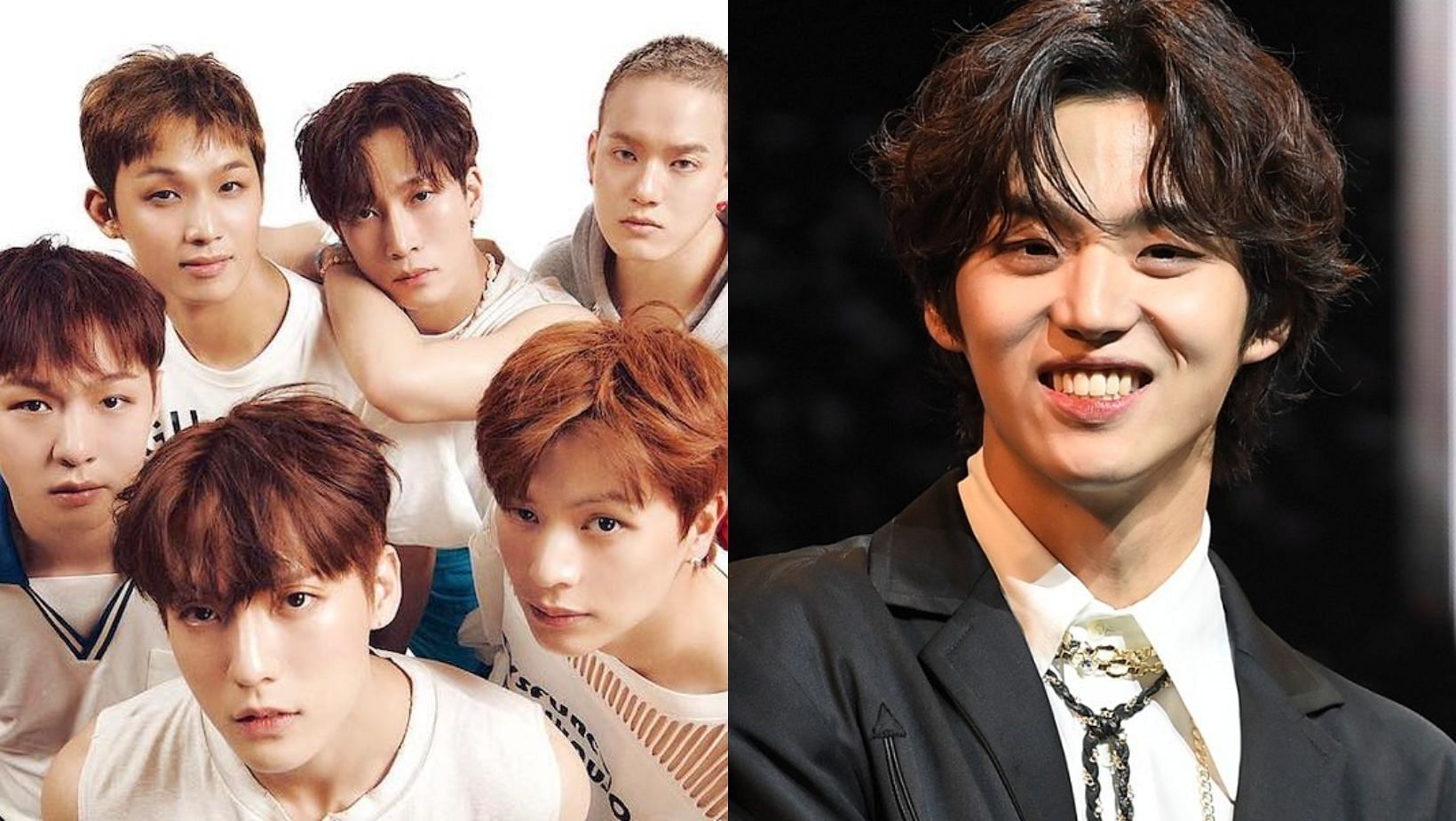 BTOB (L) and Hongseok of Pentagon (R) decide to officially end their contracts. (Images via @tang__kira &amp; @highkeybtob)