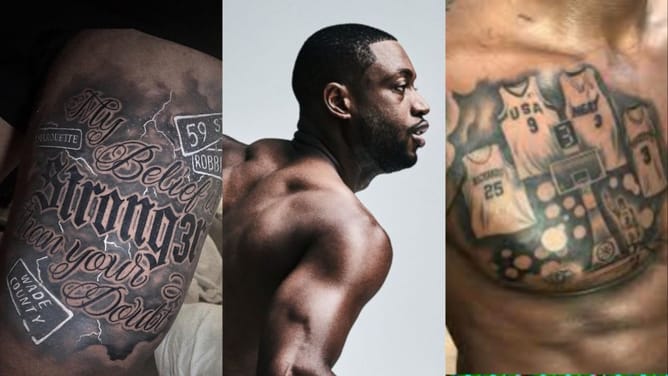 What does Dwyane Wade's tattoos mean? Decoding Miami Heat legend's ink game