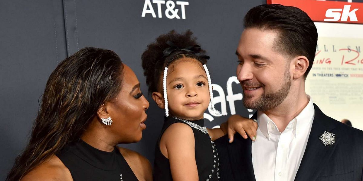 Serena Williams, Alexis Ohanian and their older daughter Olympia Ohanian
