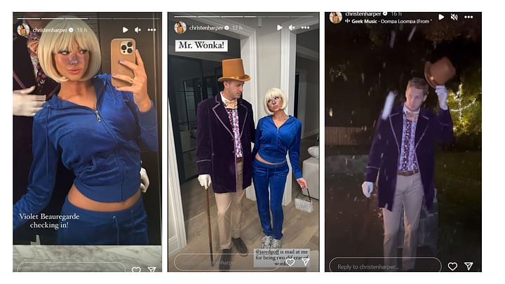 Jared Goff and fiancée Christen Harper transform into Willy Wonka and ...