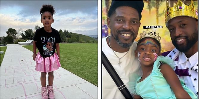 Kaavia James Wade gets Disney princess themed birthday party, Miami Heat legend attends