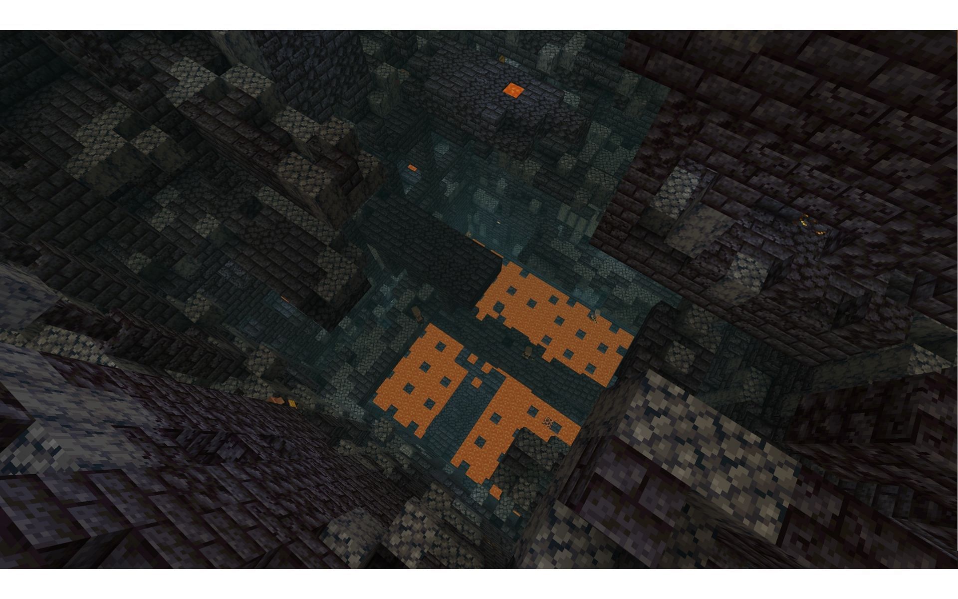 Brave the nether for valuables in this seed (Image via Mojang)