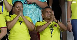 Days after release from kidnappers, Luis Diaz’s father’s reaction to Liverpool ace scoring in win over Brazil goes viral