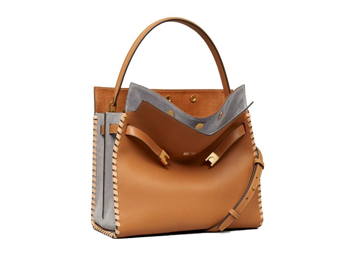 Tory Burch: Lee Radziwill Whipstitch Double Bag (Image via official website)