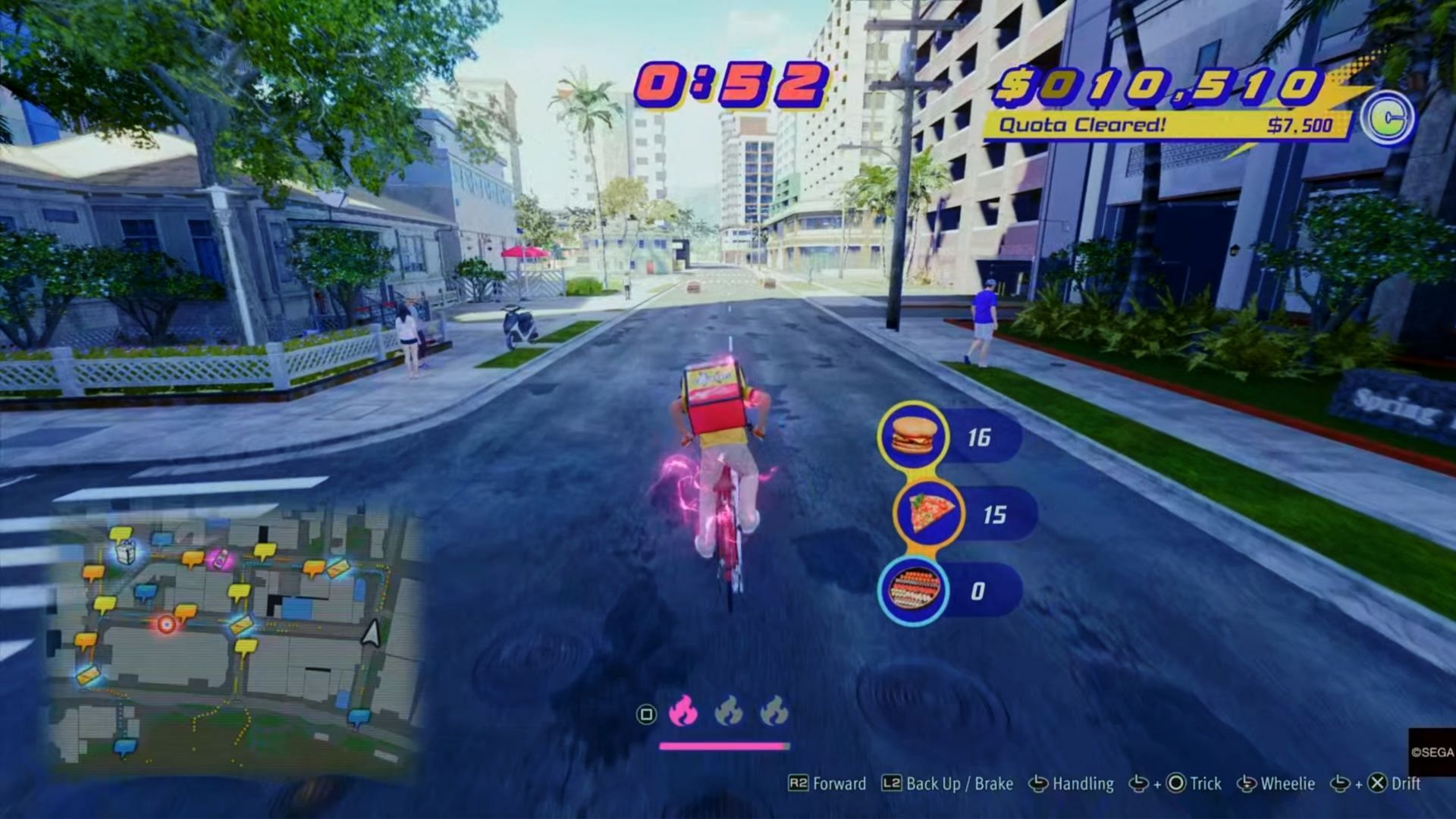 Visually, I&#039;m reminded of Crazy Taxi, only without The Offspring playing in the background (Image via SEGA)