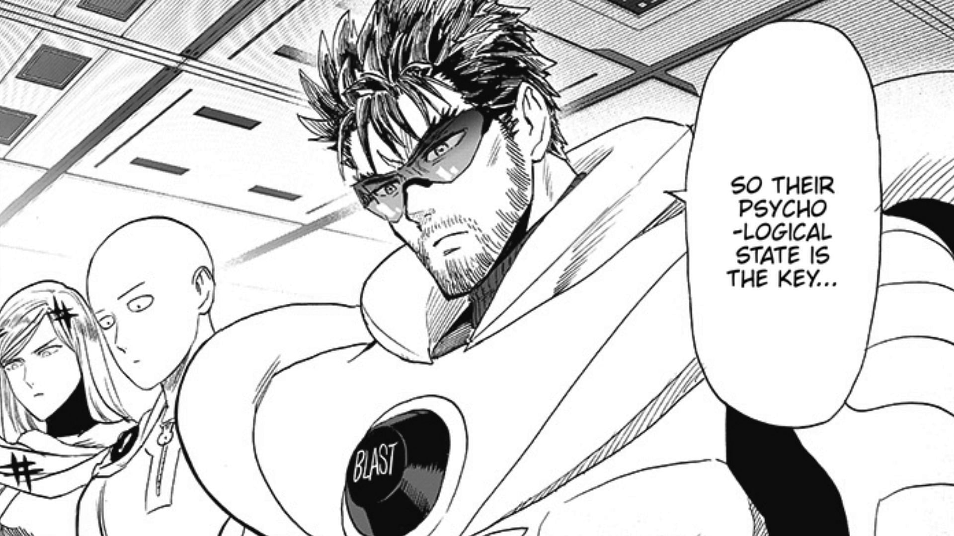 Blast as seen in One Punch Man chapter 195 (Image via Shueisha)