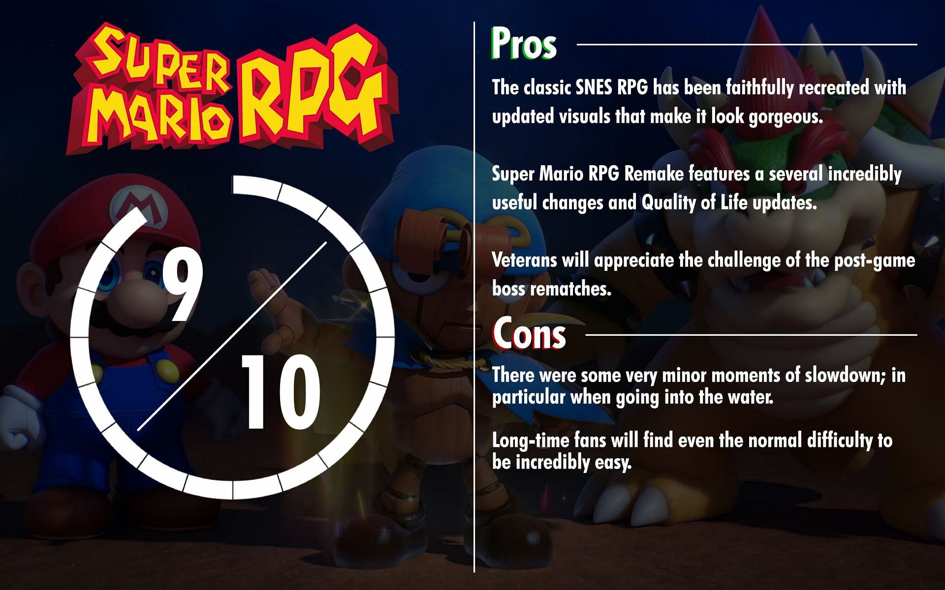 Super Mario RPG Remake brings back a classic for a modern audience (Image via Sportskeeda)