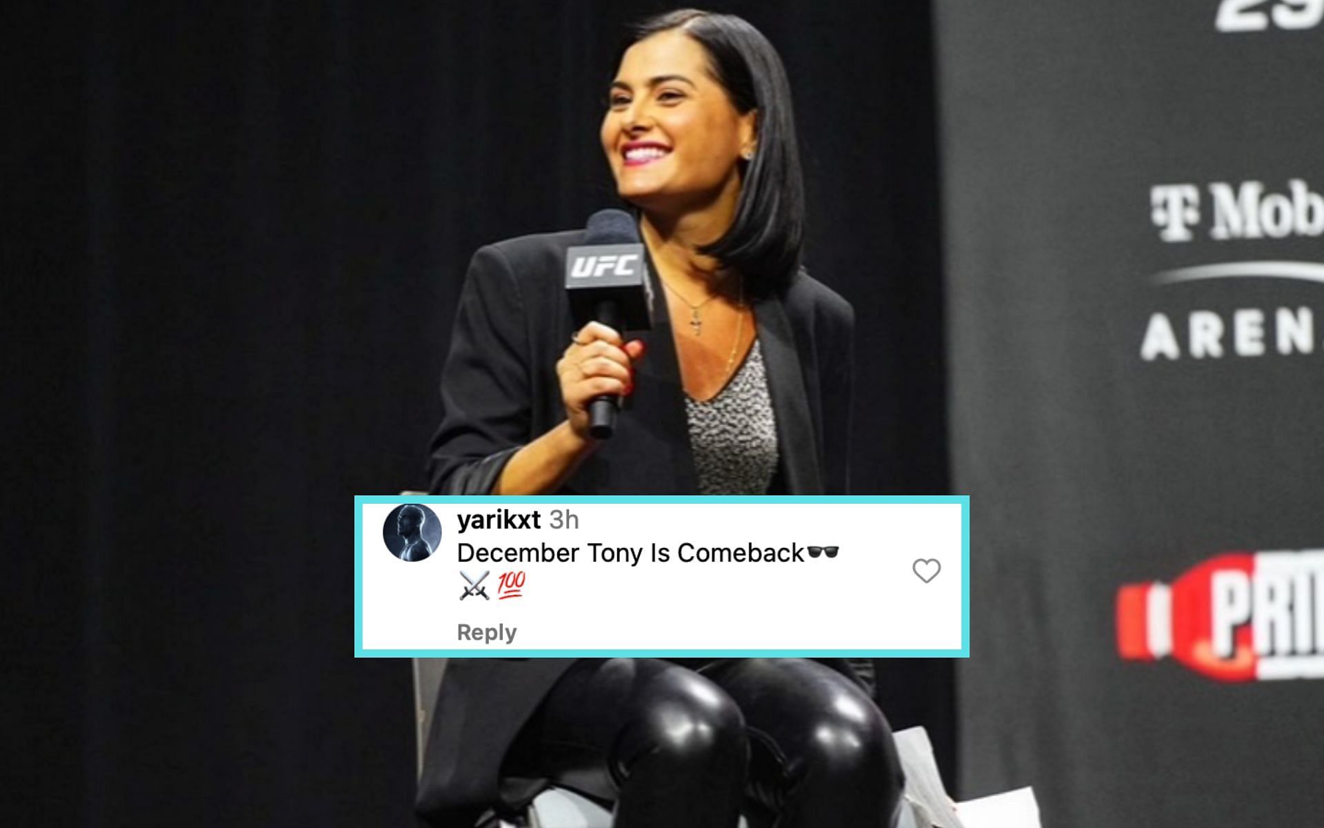 “December Tony is comeback” - Megan Olivi drums up excitement for UFC’s ...