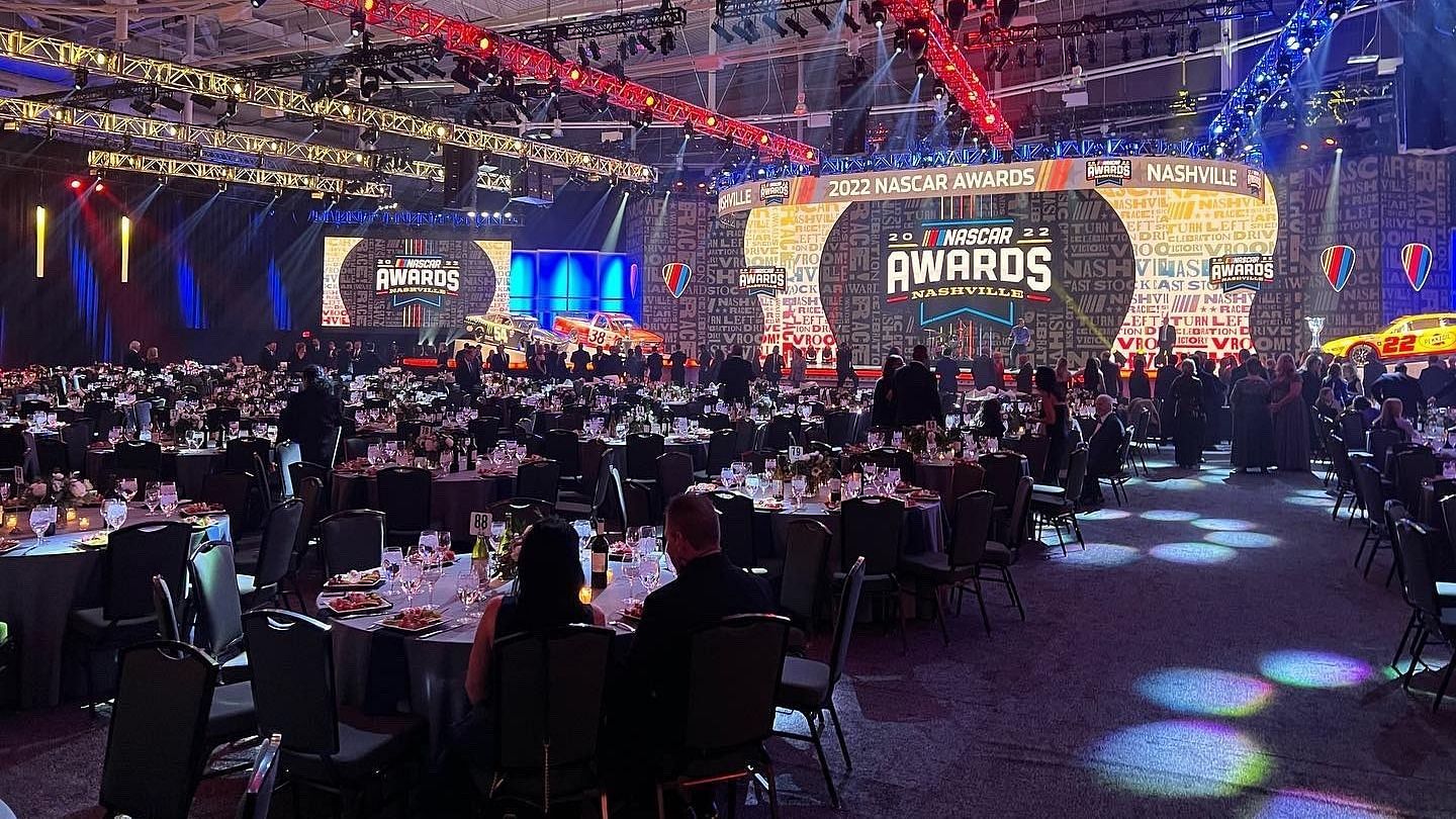 The 2022 NASCAR Awards Banquet (image from X)