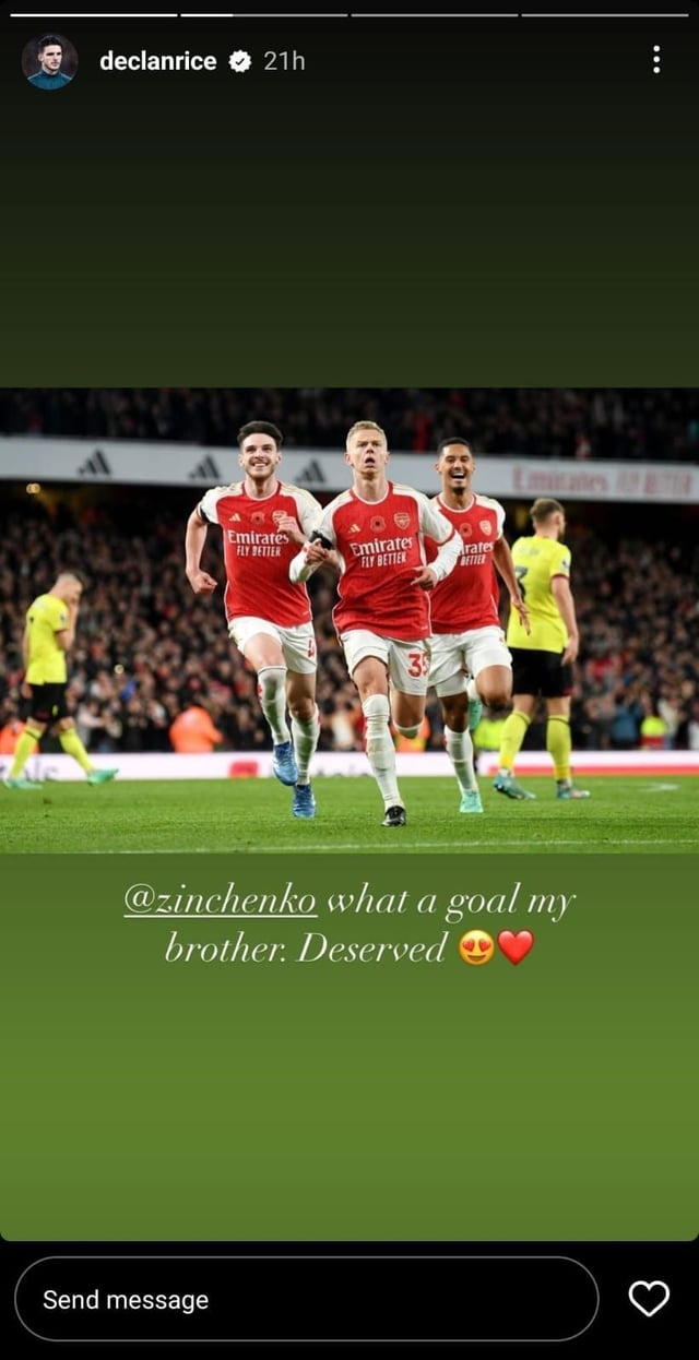 "We keep the momentum building" - Declan Rice sends message to Arsenal ...