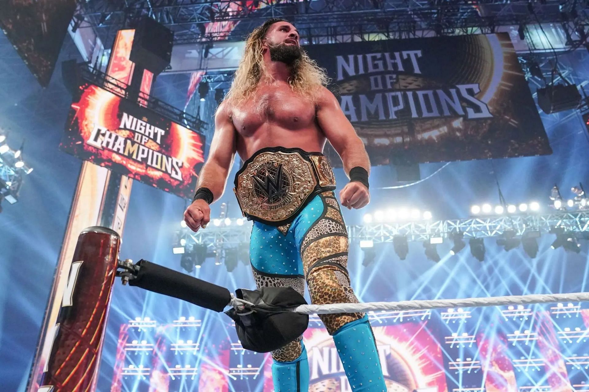 WWE World Heavyweight Champion Seth Rollins.