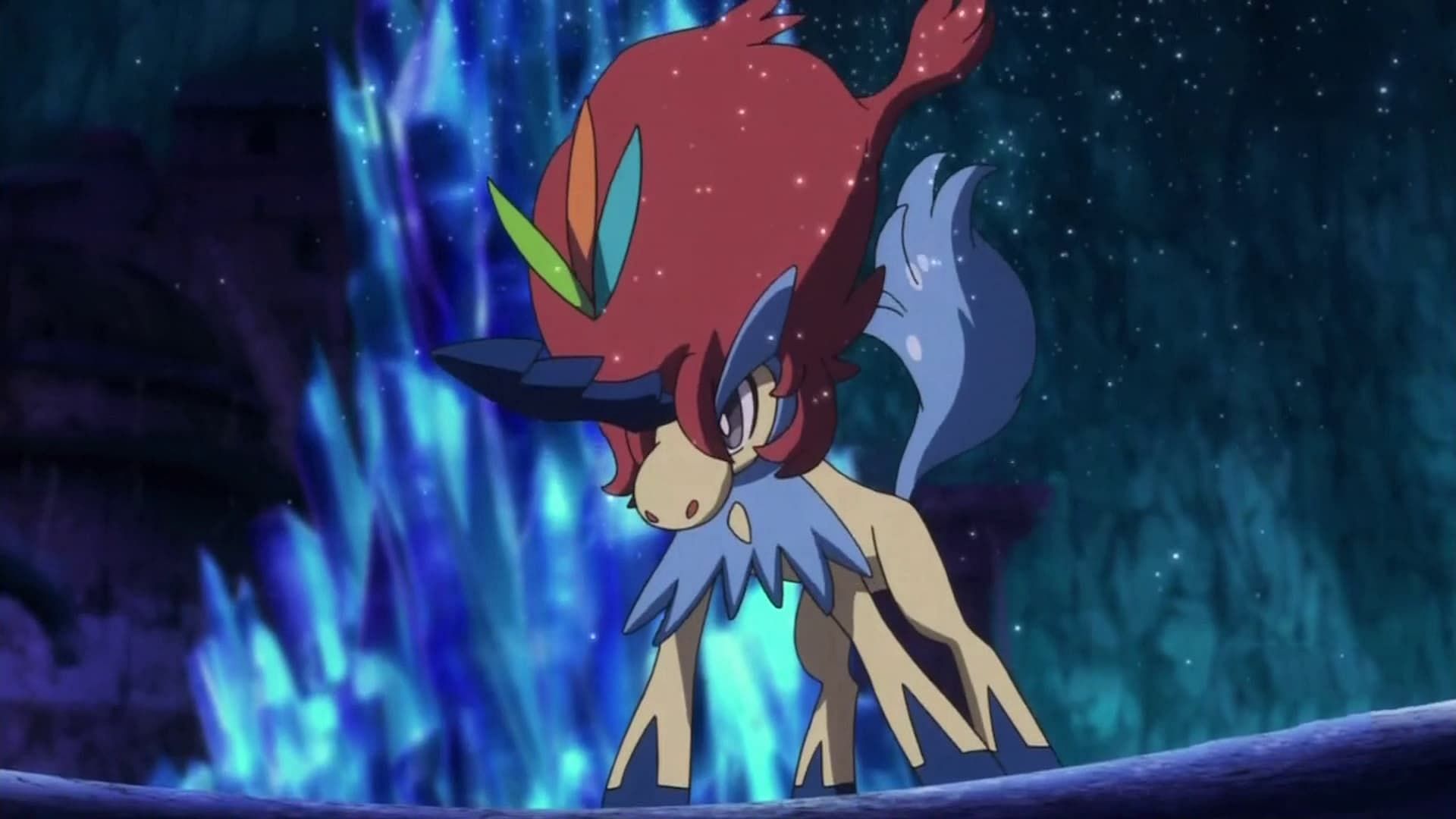 Keldeo in the anime (Image via The Pokemon Company)