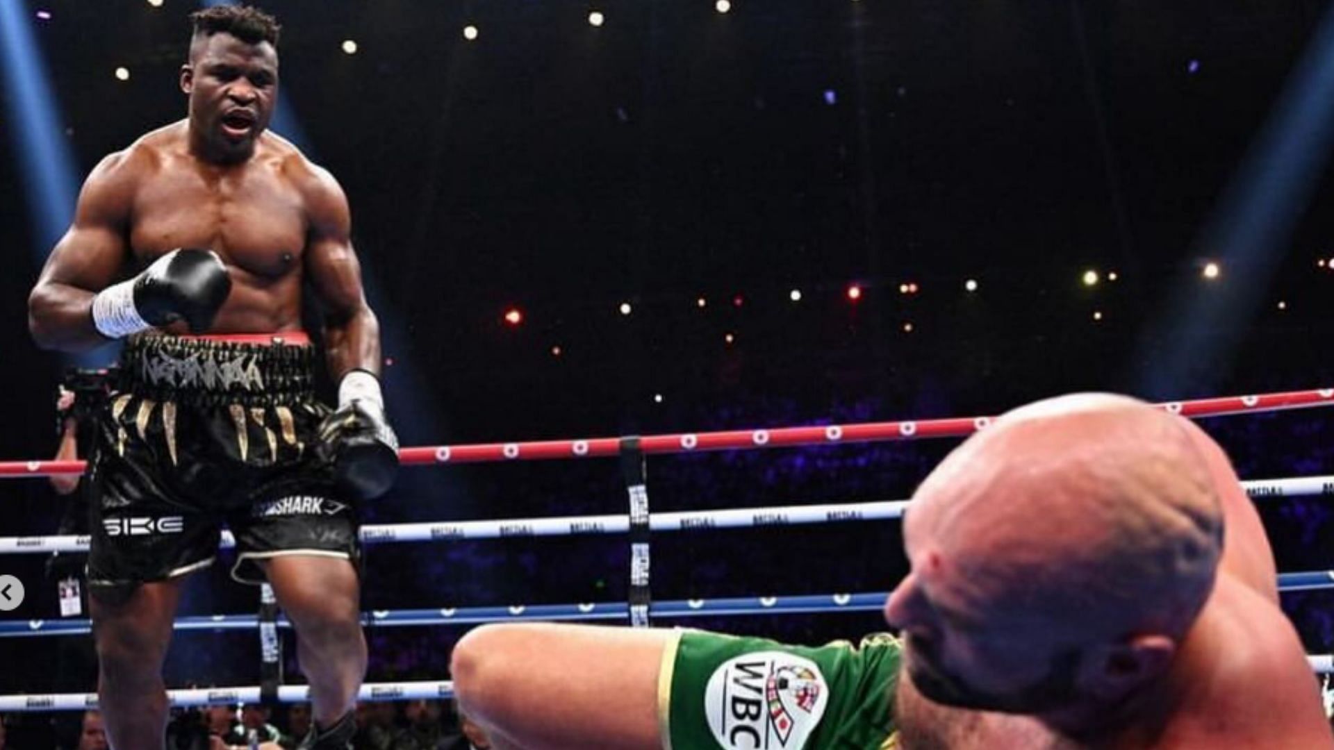 Francis Ngannou &amp; Tyson Fury [image courtesy of @francisngannou on Instagram]