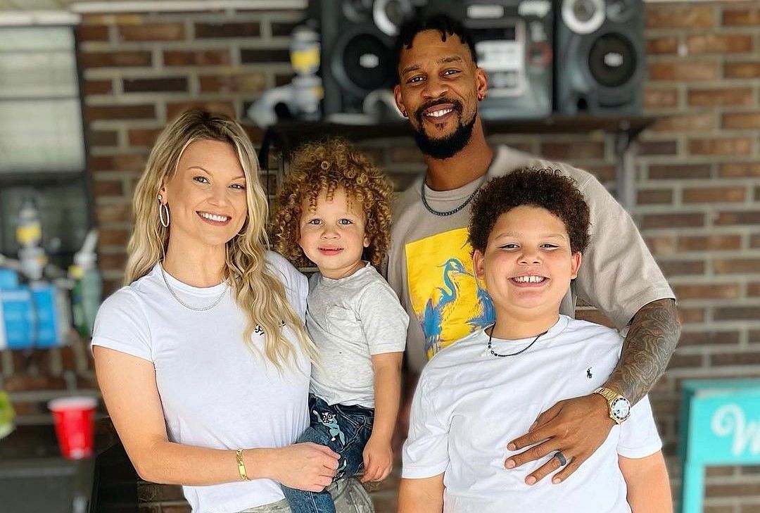 Byron Buxton with his wife and two sons. Source: Byron Buxton&rsquo;s wife Lindsey Buxton&rsquo;s official Instagram handle @lindz2109