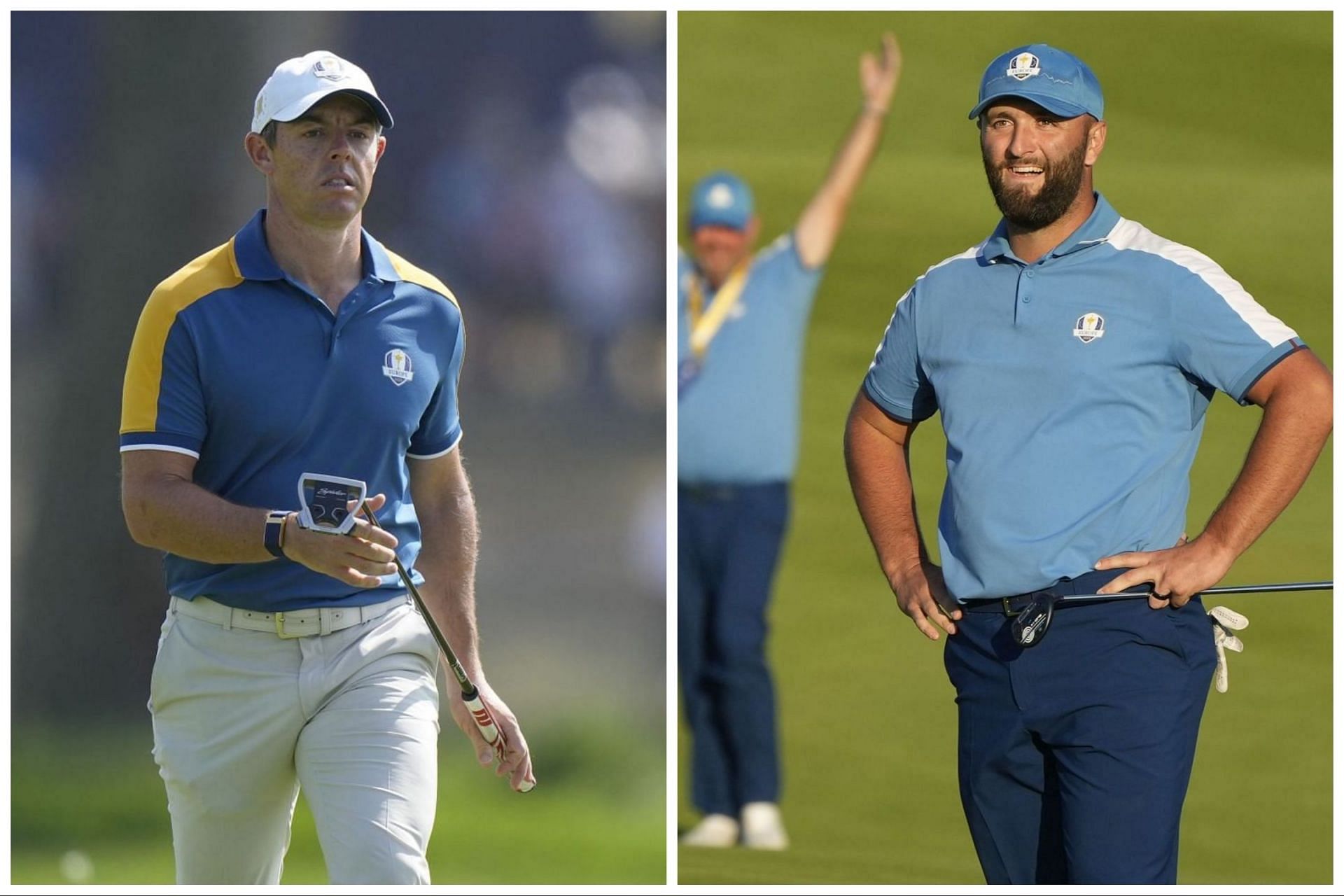 Rory McIlroy dismissed speculations of Jon Rahm leaving PGA Tour for LIV Golf(Images via Getty)