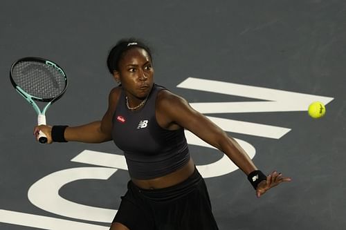 Coco Gauff at the Mexico WTA Finals