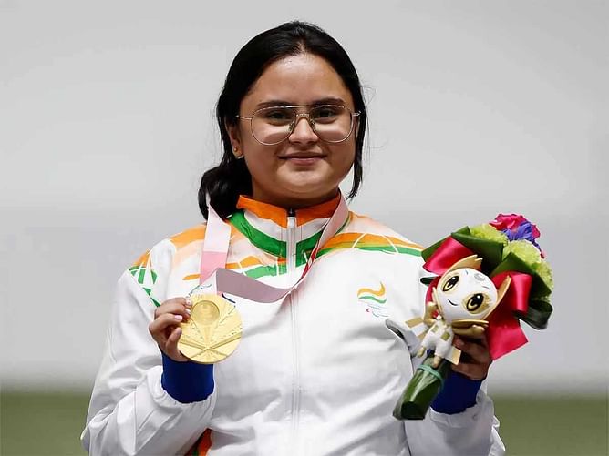 "If a lot of people are looking up to me, it is my duty to give my best whenever I go on to the field" - Tokyo gold medalist Avani Lekhara