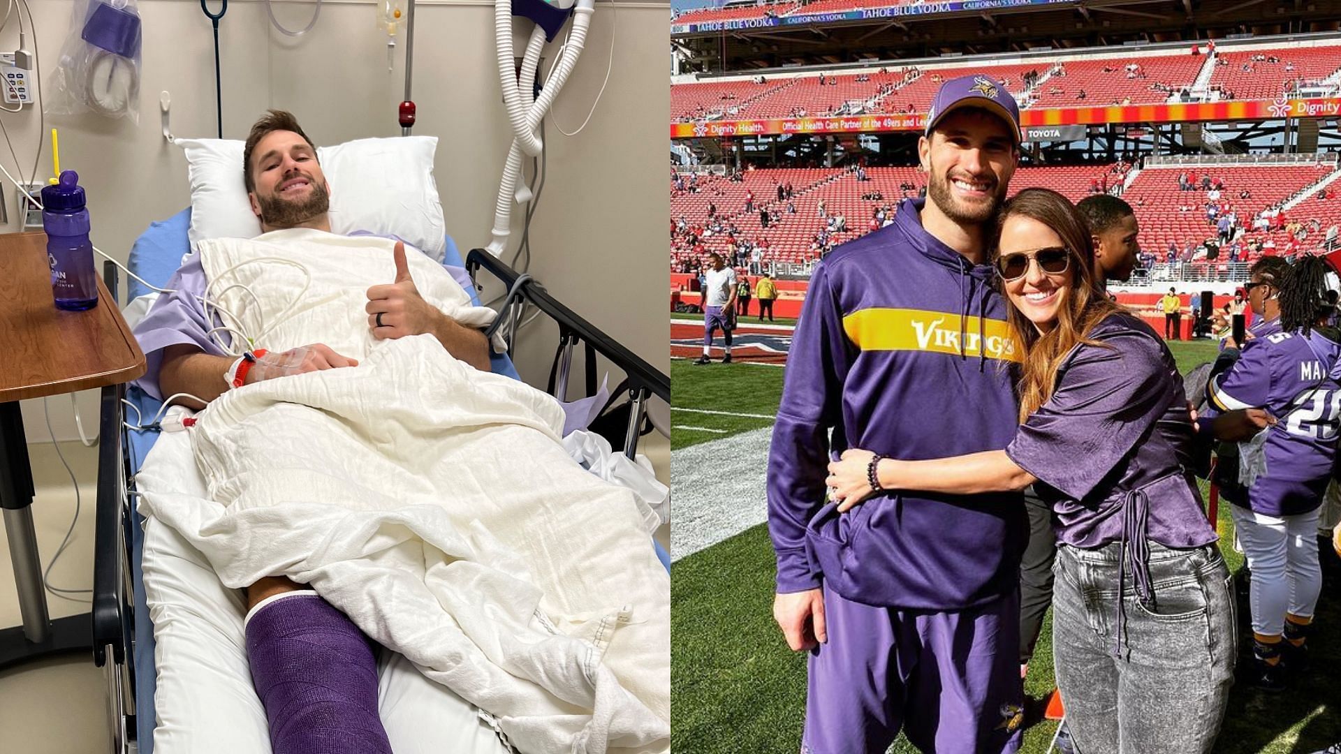 Kirk Cousins&rsquo; wife Julie Hampton shares &lsquo;surreal&rsquo; experience from Vikings QB&rsquo;s surgery waiting room