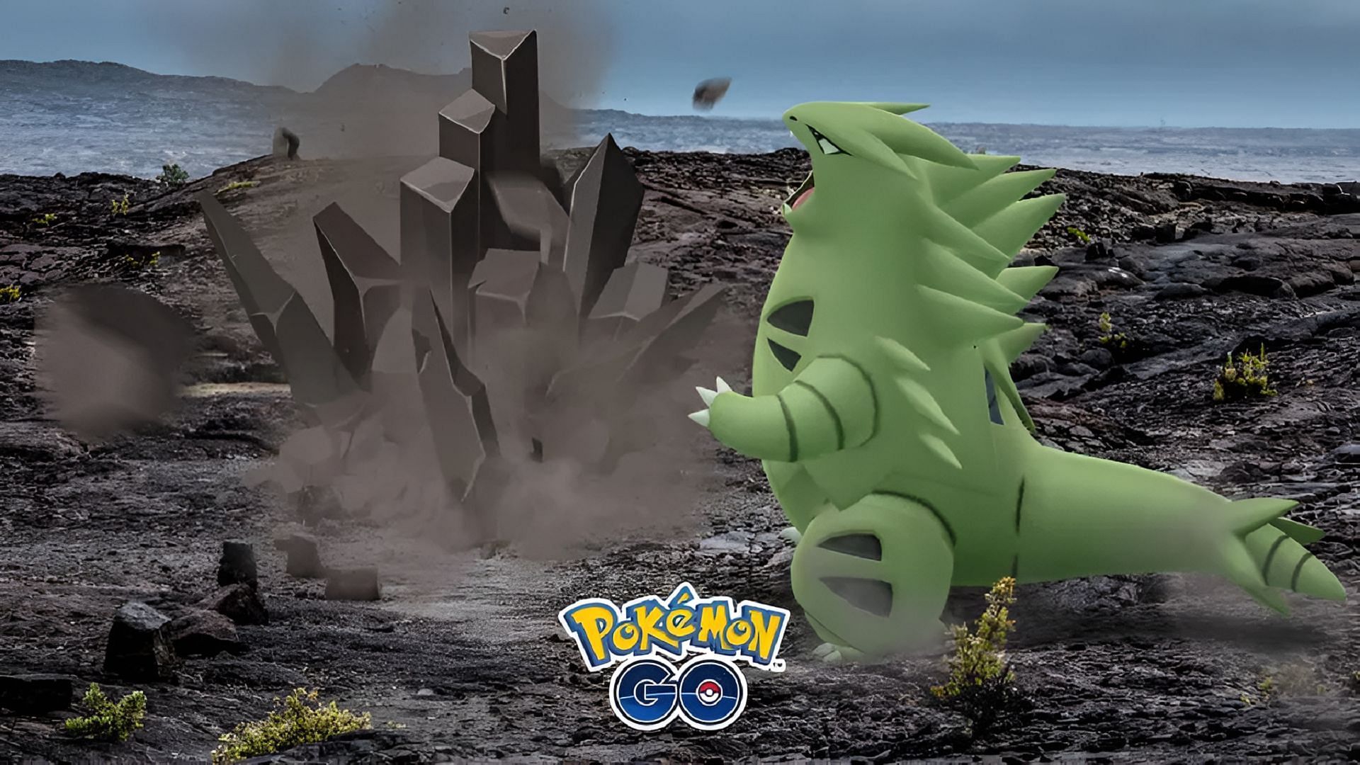 Tyranitar can counter Chandelure on multiple fronts (Image via Niantic)