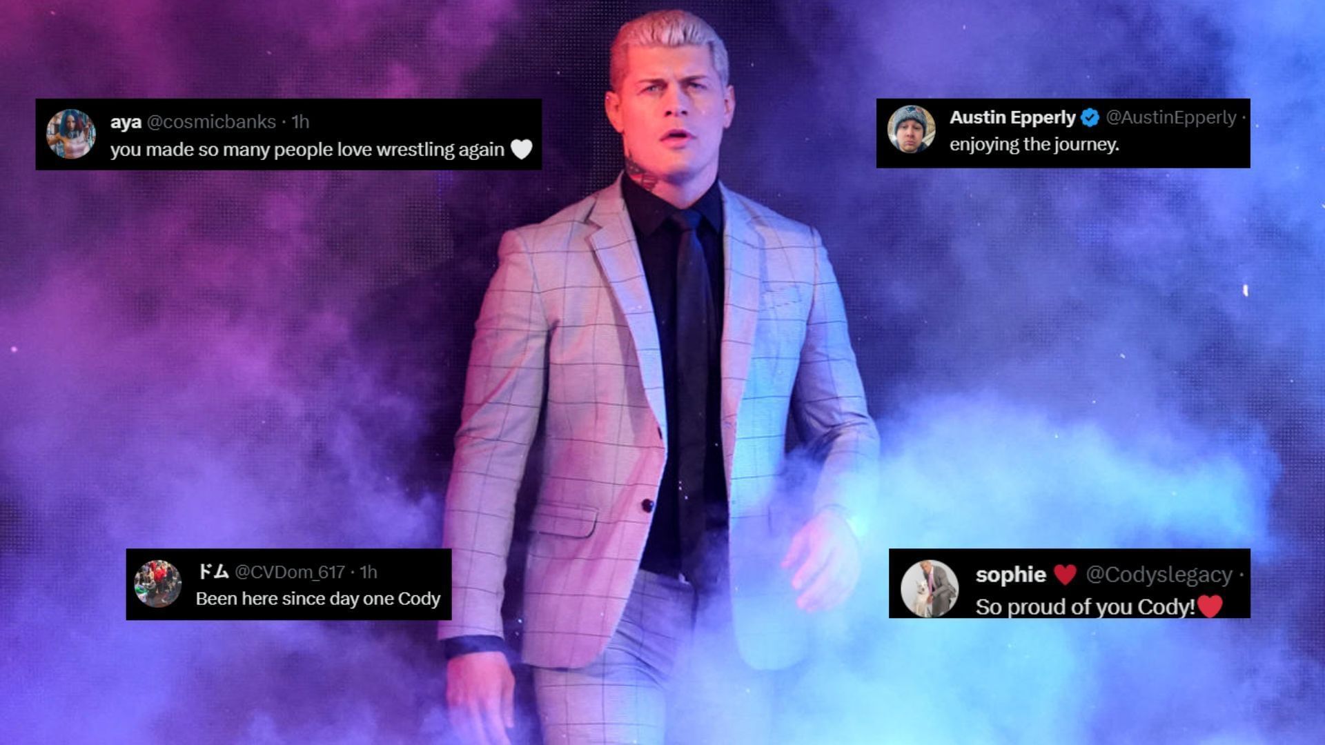 Wwe Cody Rhodes Pens Heartfelt Message To Fans Who Believe He Changed Wwe Cody Rhodes Pens Heartfelt Message To Fans Who Believe He Changed