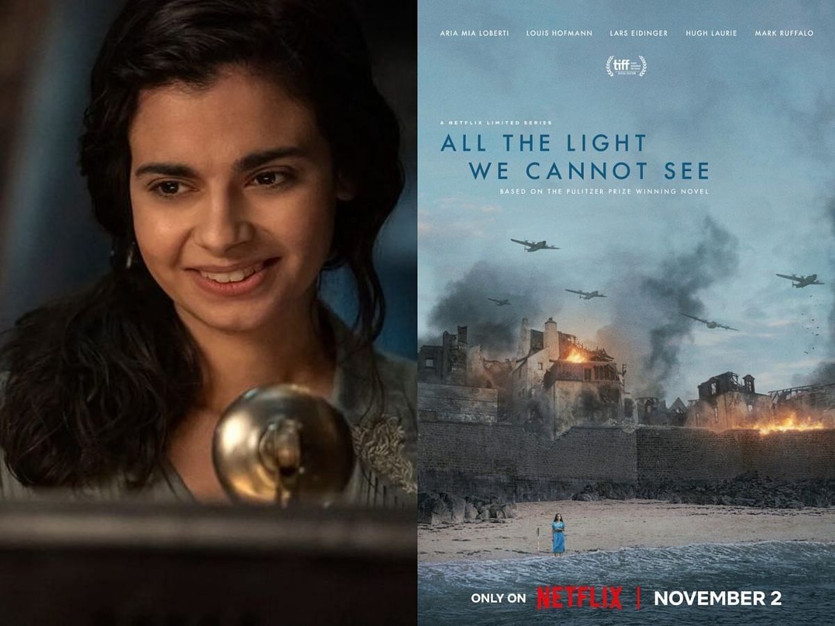 Aria Mia Loberti stars as Marie-Laure LeBlanc in All the Light We Cannot See. (Photos via Instagram/ariamialoberti)