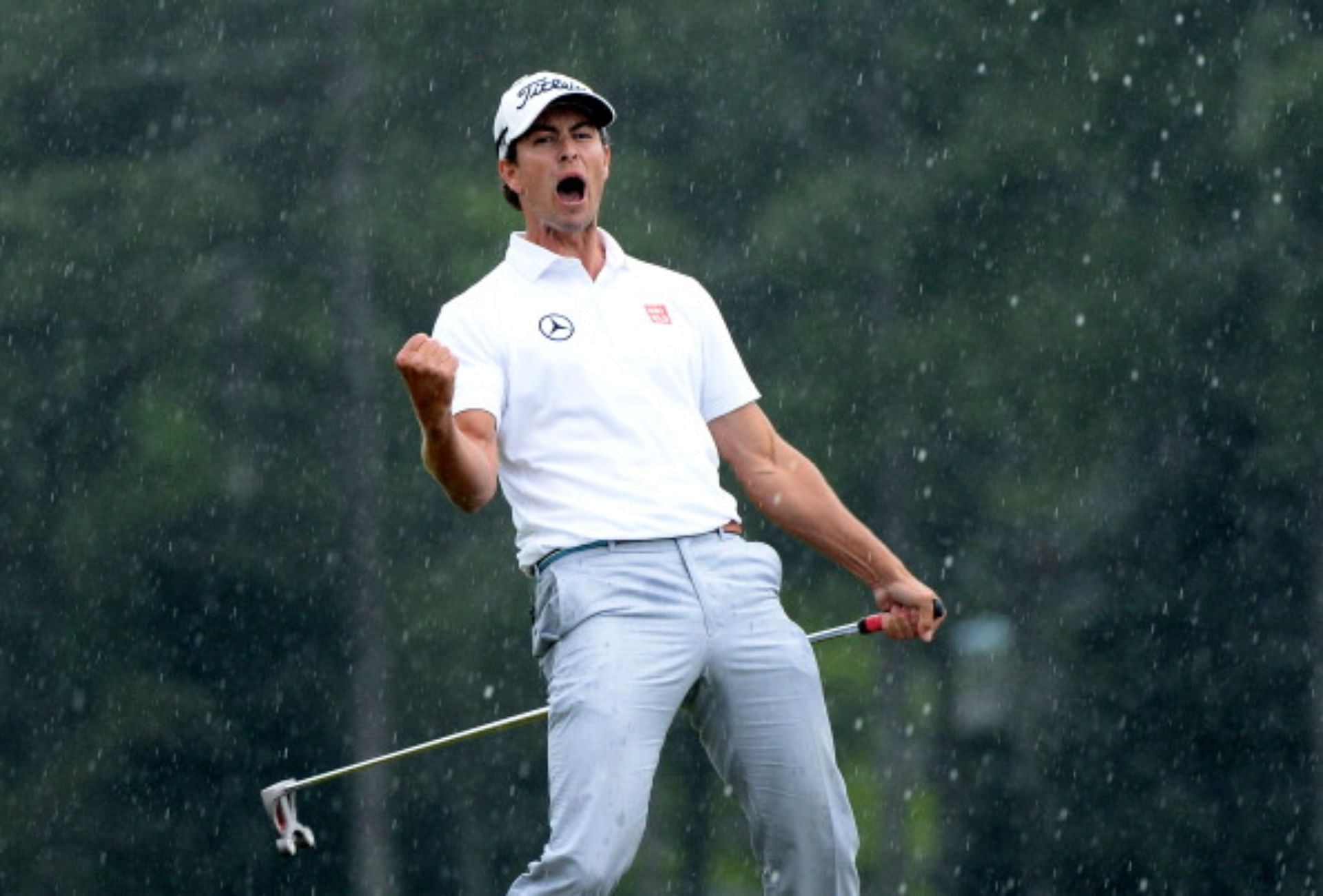 Adam Scott winning The Masters (Image via Getty).