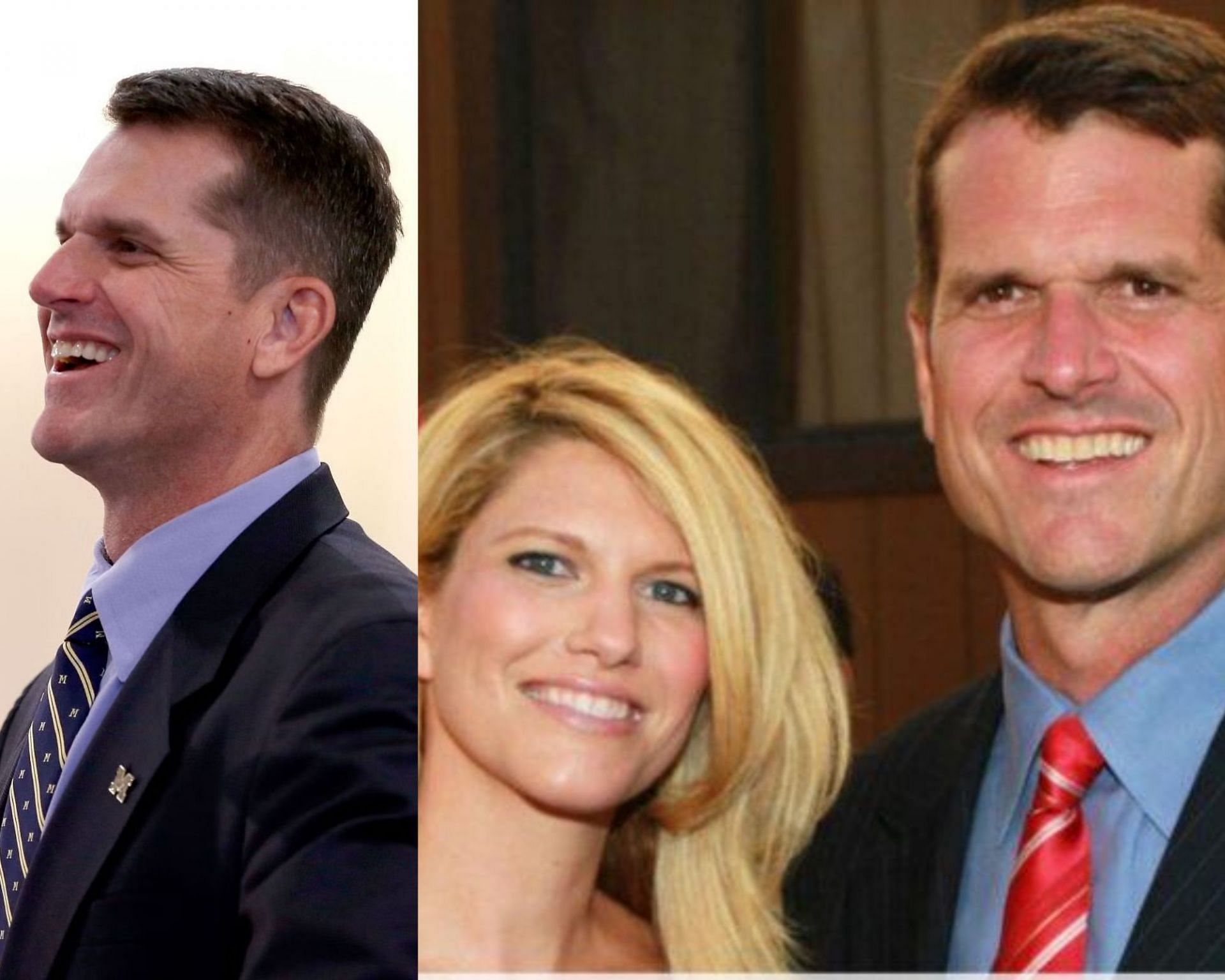 Jim Harbaugh and his ex-wife Miah Harbaugh 