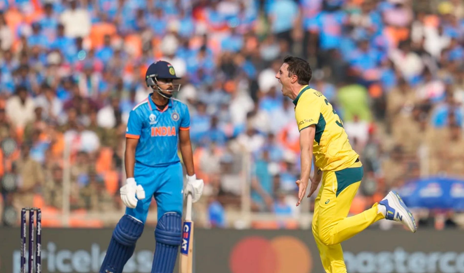 Shreyas Iyer&#039;s wicket rocked Team India in their batting essay.