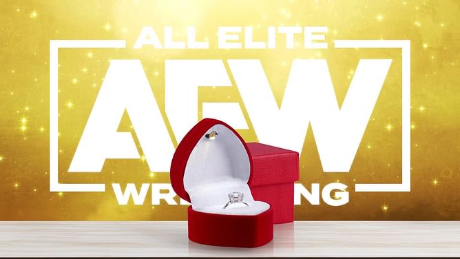 Watch: Current AEW champion has hilarious reaction to partner's relationship reveal