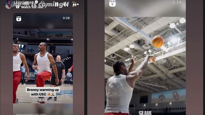 LeBron James predicts a storm incoming as Bronny James nears USC debut