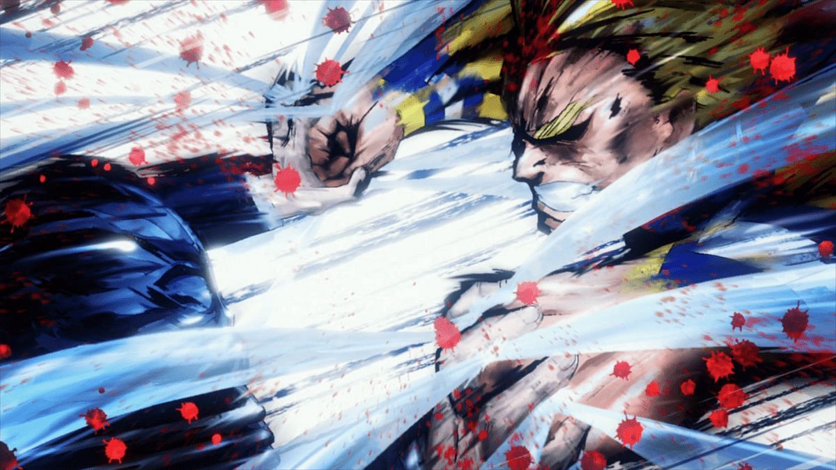 All Might vs All For One(image via Studio Bones)