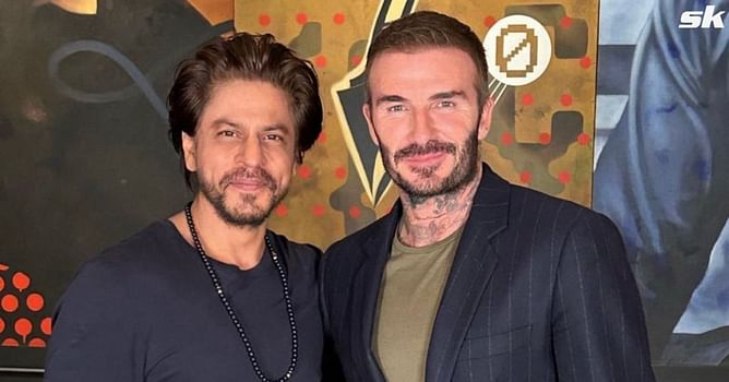 "An absolute gentleman" - Shah Rukh Khan makes heartwarming social media post as he poses alongside David Beckham