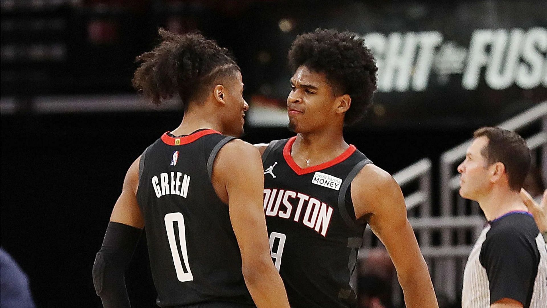 Jalen Green and Josh Christopher during their time together with the Houston Rockets.
