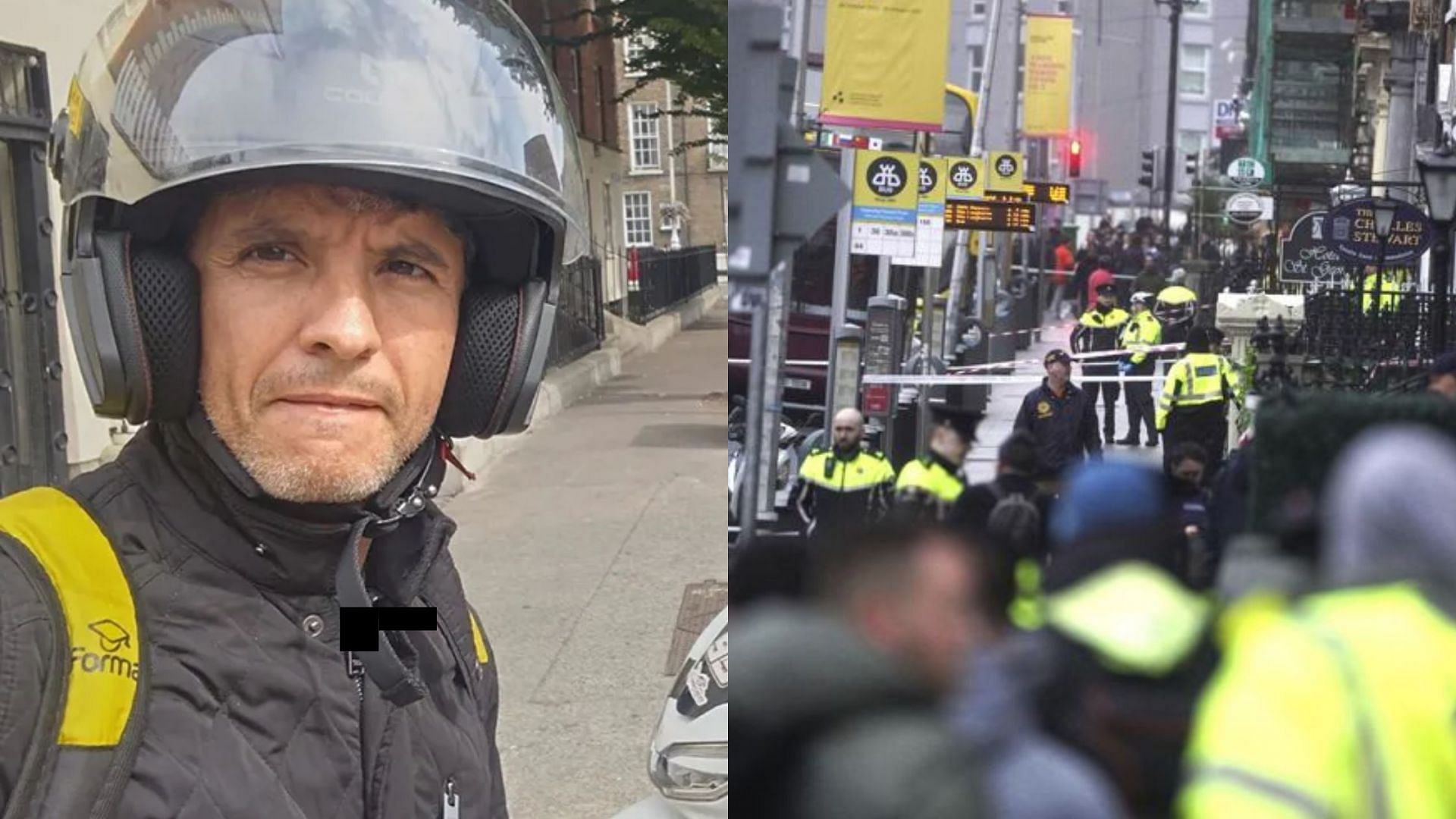 Caio Benicio hailed a hero for hitting Dublin stabbing suspect with his helmet (Image via Sportskeeda)