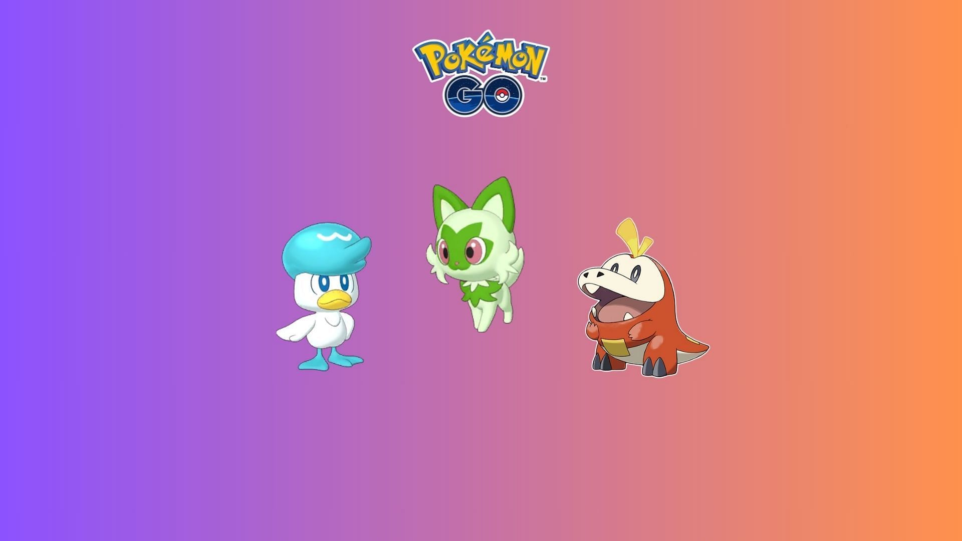 Sprigatito, Fuecoco, and Quaxly (Image via TPC/Serebii)