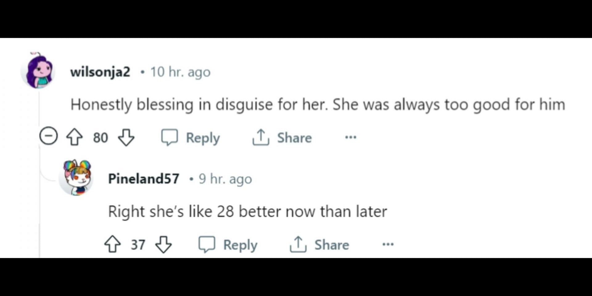 Netizens react to the news of Dave and Silvana&#039;s possible breakup. (Image via Reddit/@r/NYCinfluencersnark)