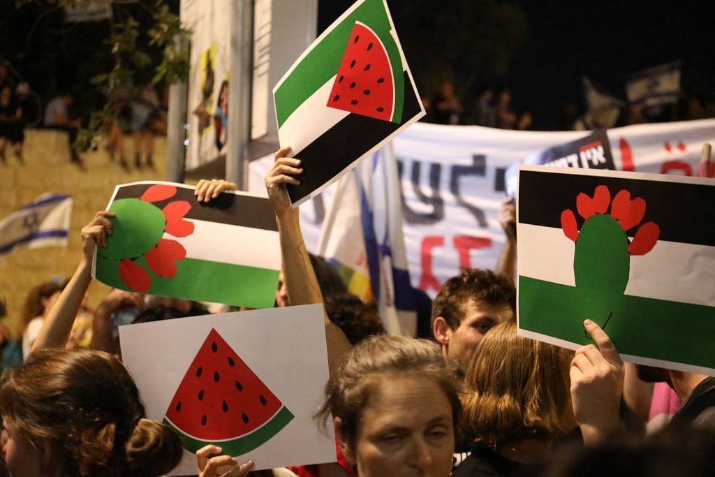 Details explored about Watermelon being used as a symbol for Palestine as many post the fruit emoji on social media. (Image via AP)